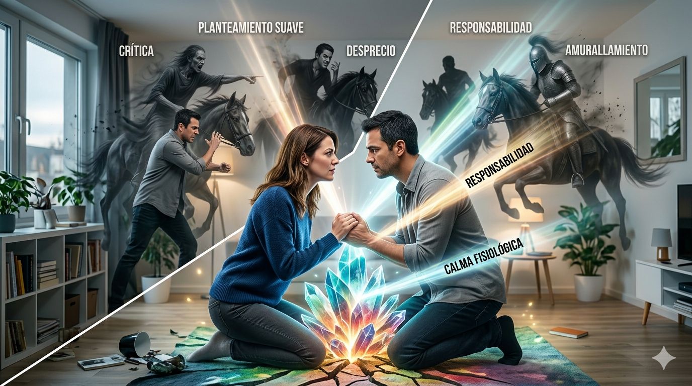 Como Salvar una relación: 4 antídotos infalibles a los 4 Jinetes del Apocalipsis